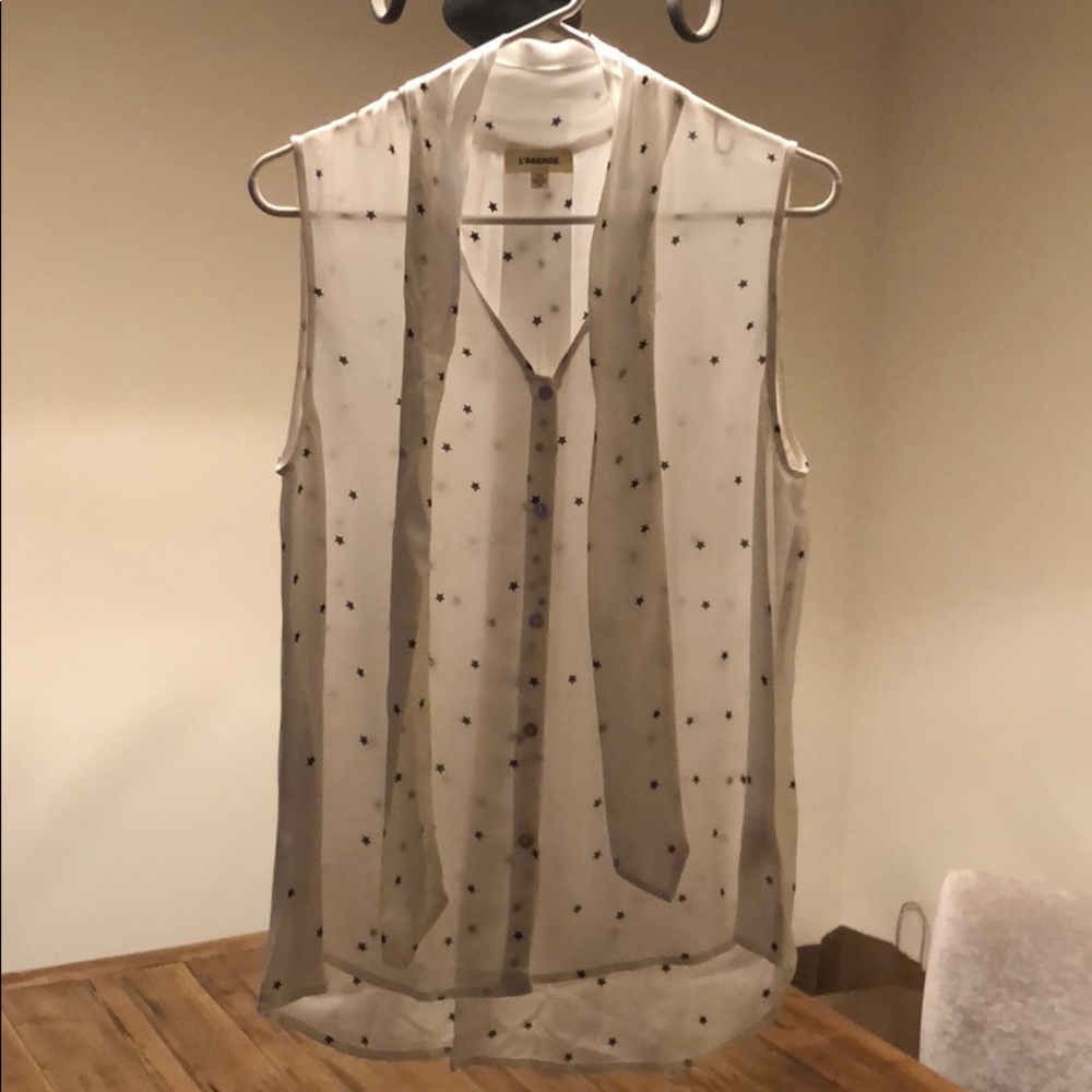 L’agence silk star tank with ties medium SHOPBOP